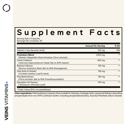 Veins Vitamins+ - Vegan America