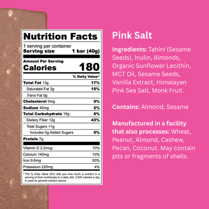Pink Salt, 40g, 10ct - Vegan America