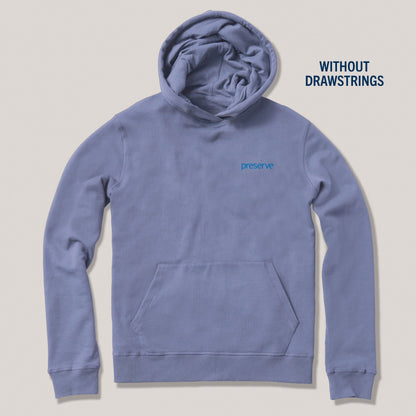 Preserve Hoodie| Pact® | Toothbrush Surfer on Preserve Script