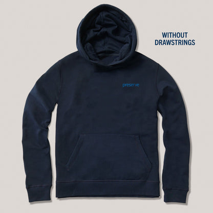 Preserve Hoodie| Pact® | Toothbrush Surfer on Preserve Script