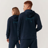 Preserve Hoodie| Pact® | Toothbrush Surfer on Preserve Script - Vegan America