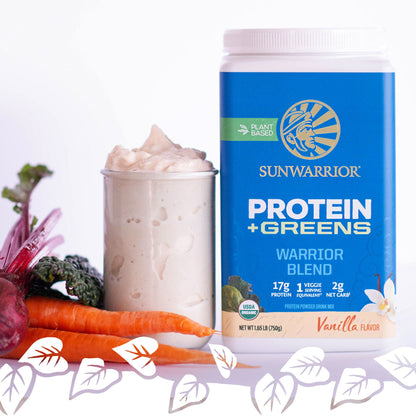 Warrior Blend Protein Plus Greens - Vanilla