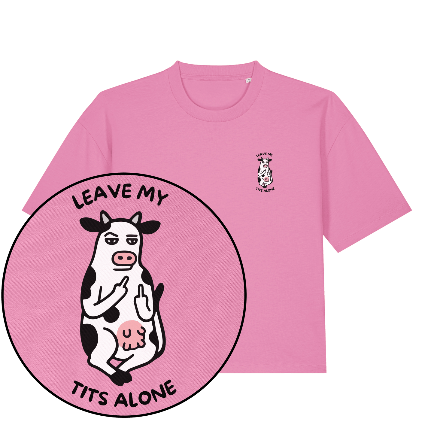 Leave My Tits Alone Women's Boxy T-Shirt - Vegan America