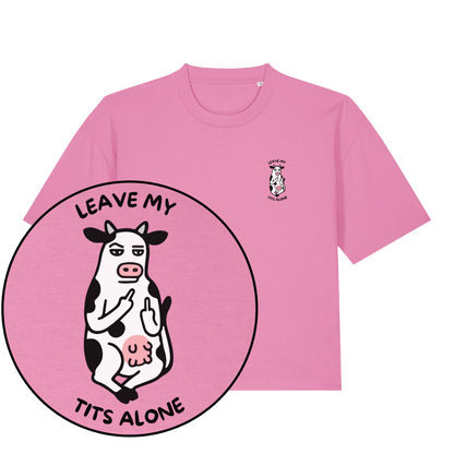 Leave My Tits Alone Women's Boxy T-Shirt - Vegan America