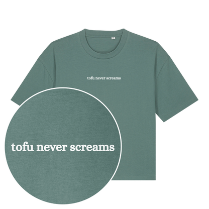 Tofu Never Screams Women's Boxy T-Shirt