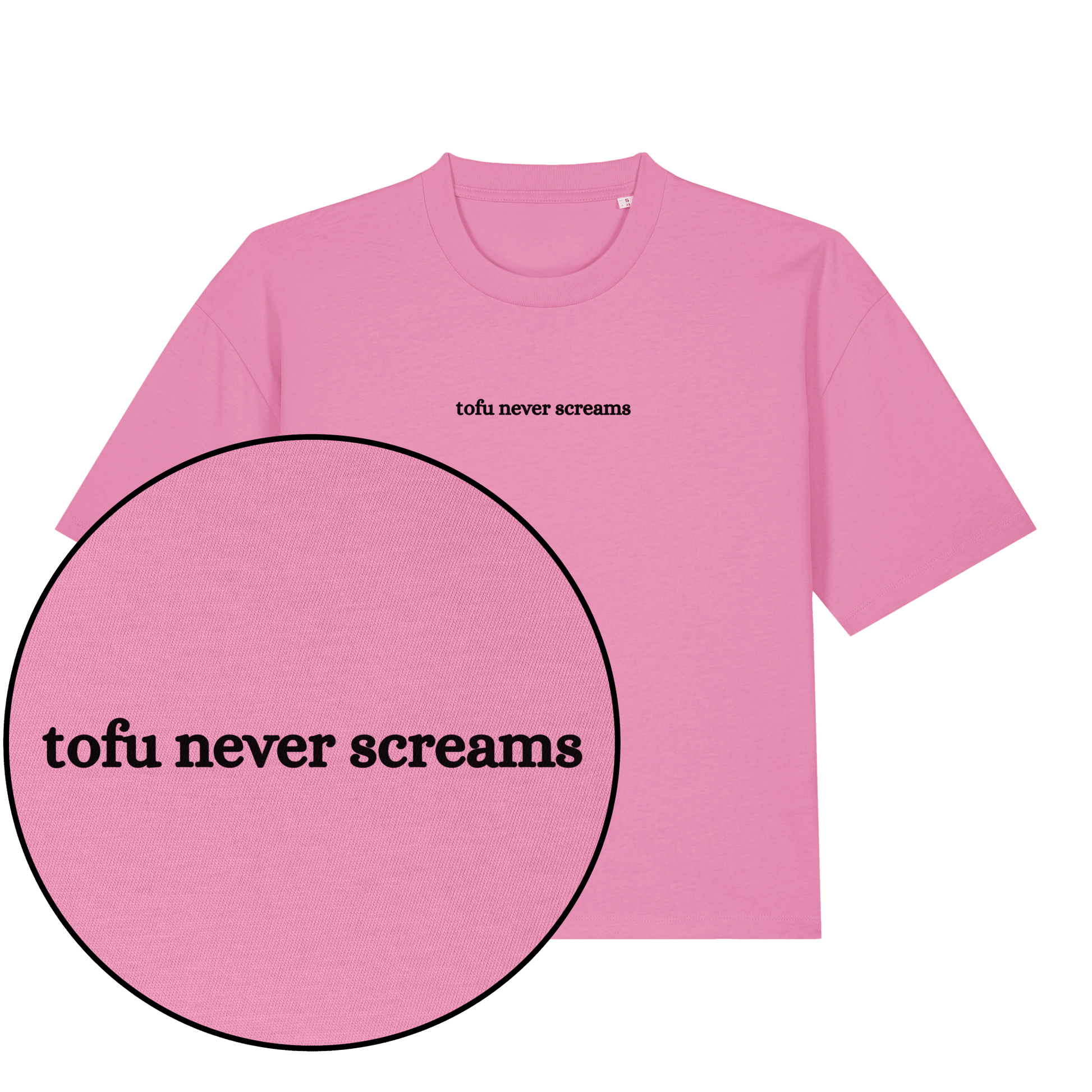 Tofu Never Screams Women's Boxy T-Shirt - Vegan America