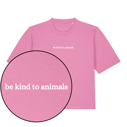 Be Kind To Animals Women's Boxy T-Shirt - Vegan America