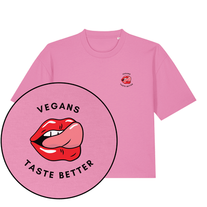 Vegans Taste Better Women's Boxy T-Shirt - Vegan America