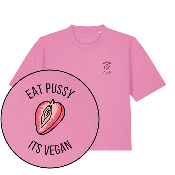 Eat Pussy It's Vegan Women's Boxy T-Shirt