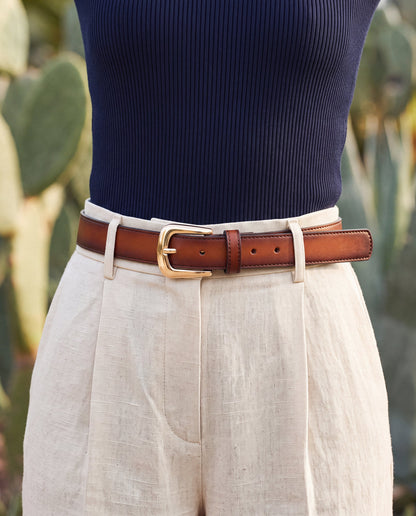 Women's Desserto® Vegan Belt Garriga Brown