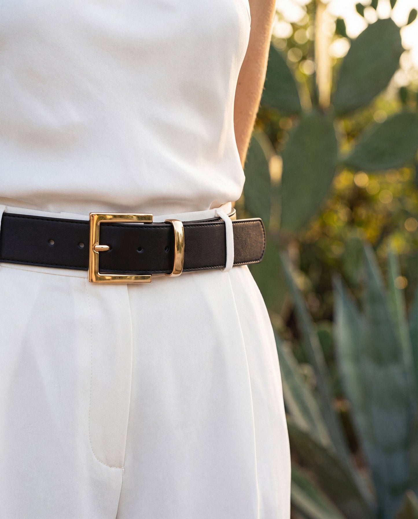 Women's Desserto® Vegan Belt Naves Black