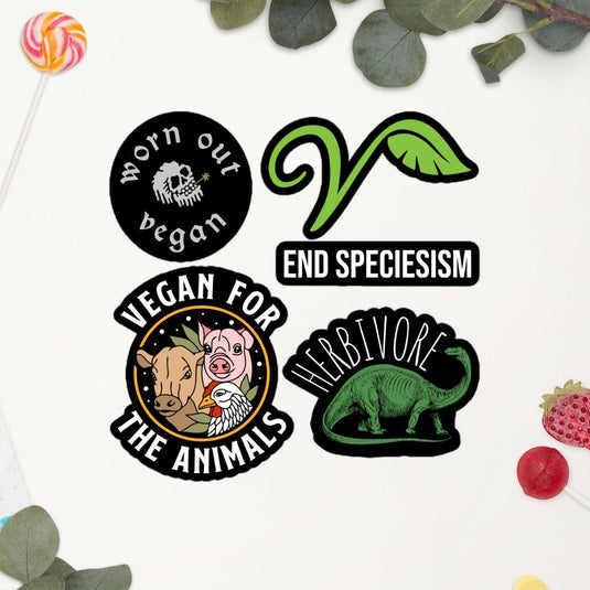 Worn Out Vegan Sticker Sheet - Vegan America