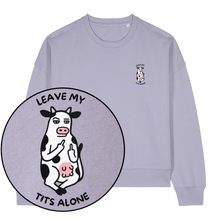 Leave My Tits Alone Women's Sweatshirt - Vegan America