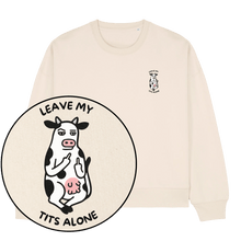 Leave My Tits Alone Women's Sweatshirt - Vegan America