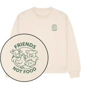 Friends Not Food Women's Sweatshirt - Vegan America