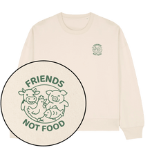 Friends Not Food Women's Sweatshirt - Vegan America