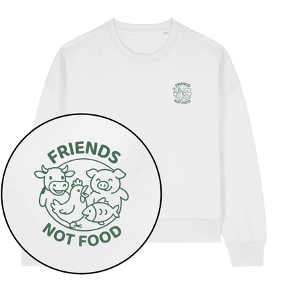 Friends Not Food Women's Sweatshirt - Vegan America