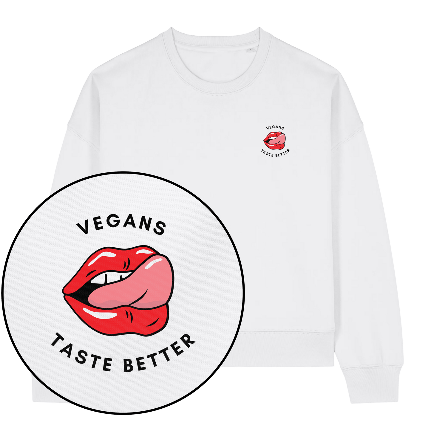 Vegans Taste Better Women's Sweatshirt - Vegan America