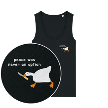 Peace Was Never An Option Women's Tank Top - Vegan America