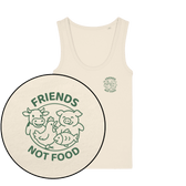 Friends Not Food Women's Tank Top - Vegan America