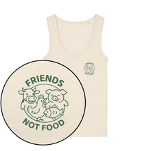 Friends Not Food Green Women's Tank Top - Vegan America