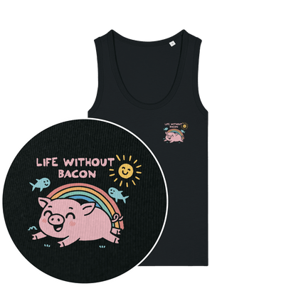 Life Without Bacon Women's Tank Top - Vegan America