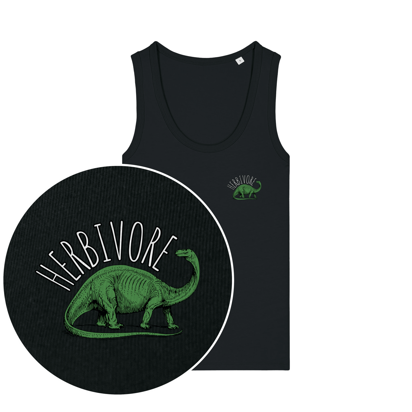 Herbivore Brontosaurus Women's Tank Top - Vegan America