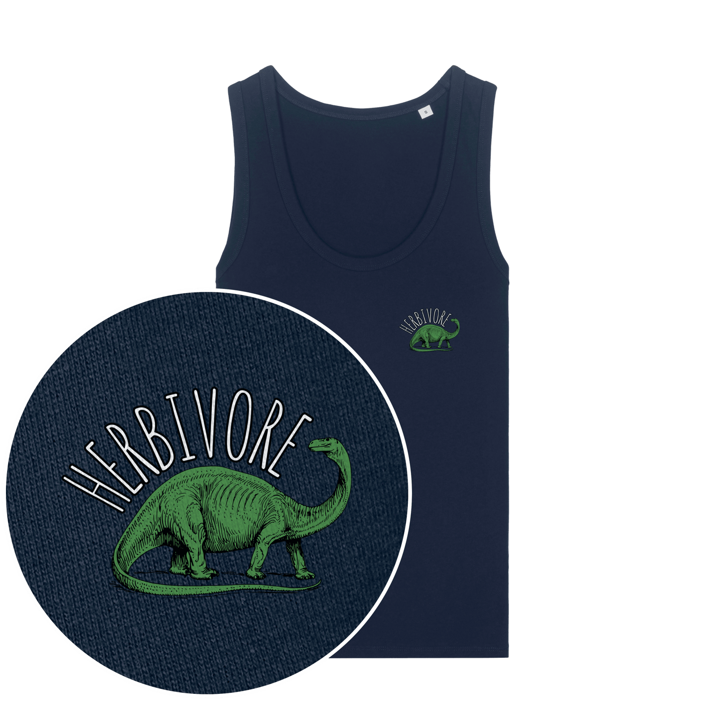 Herbivore Brontosaurus Women's Tank Top - Vegan America