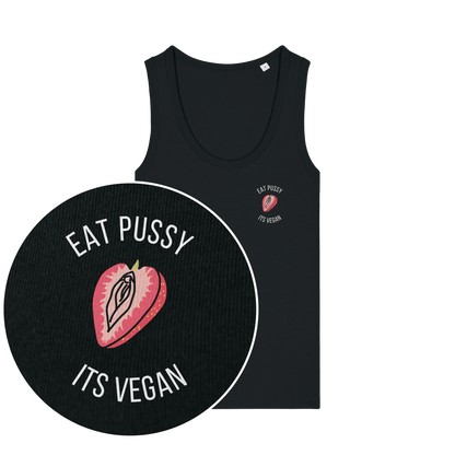 Eat Pussy It's Vegan Women's Tank Top - Vegan America