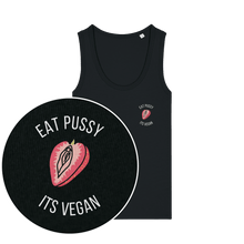Eat Pussy It's Vegan Strawberry Women's Tank Top - Vegan America