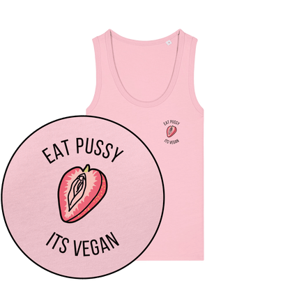 Eat Pussy It's Vegan Women's Tank Top - Vegan America