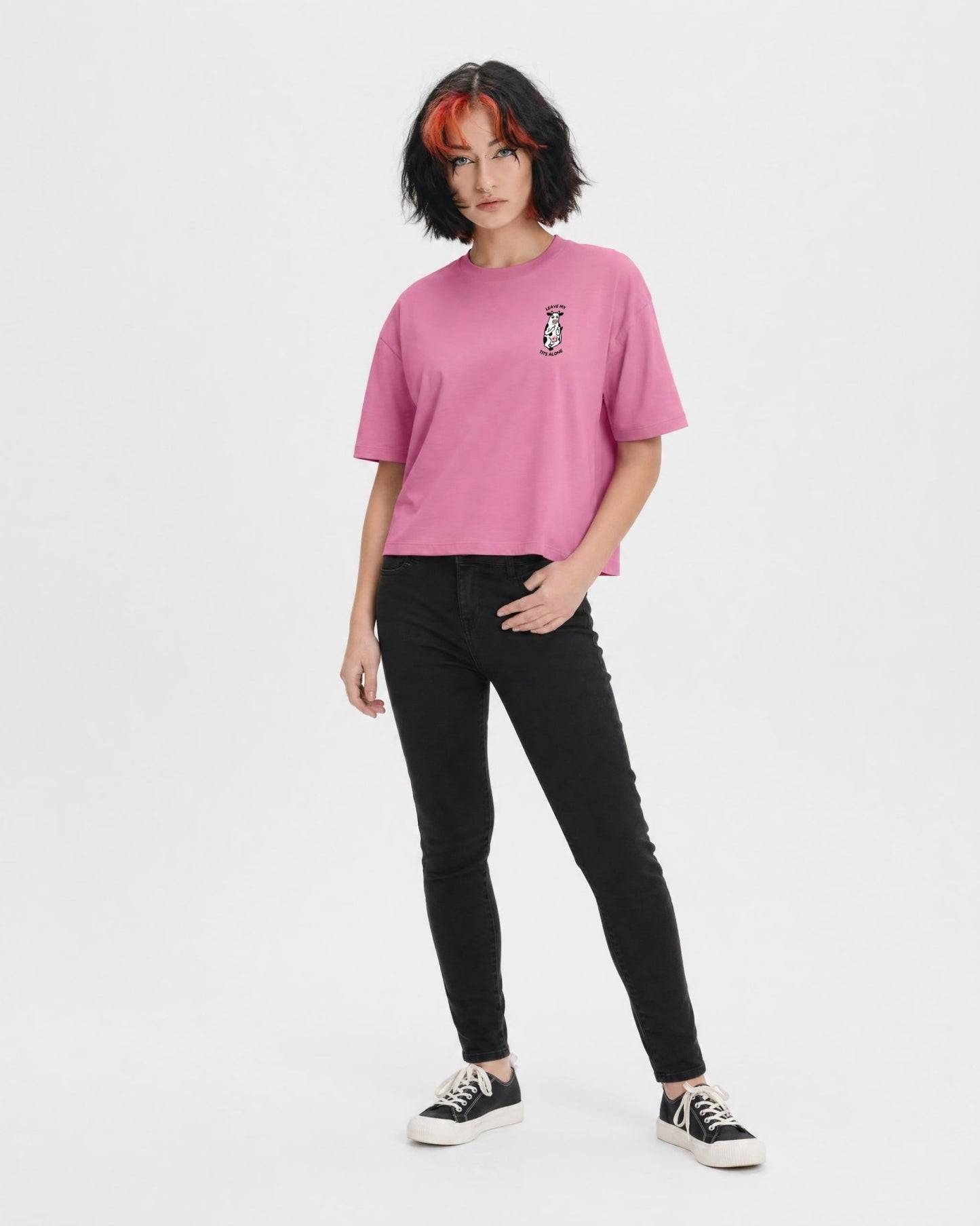 Leave My Tits Alone Women's Boxy T-Shirt - Vegan America