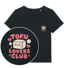 Tofu Lovers Club Women's V Neck T-Shirt - Vegan America