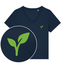 Vegan Logo Women's V Neck T-Shirt - Vegan America