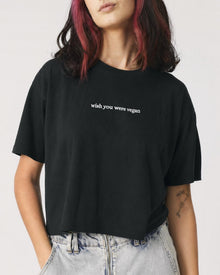 Wish You Were Vegan Women's Boxy T-Shirt