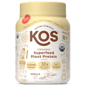 KOS Organic Plant Protein, Vanilla, 15 Servings - Vegan America