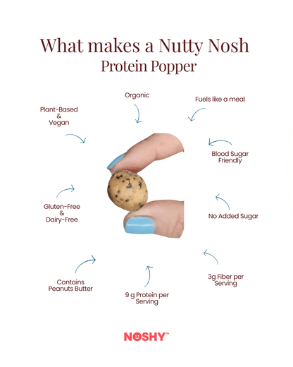 Nutty Nosh Protein Poppers (3 - Pack) - Vegan America
