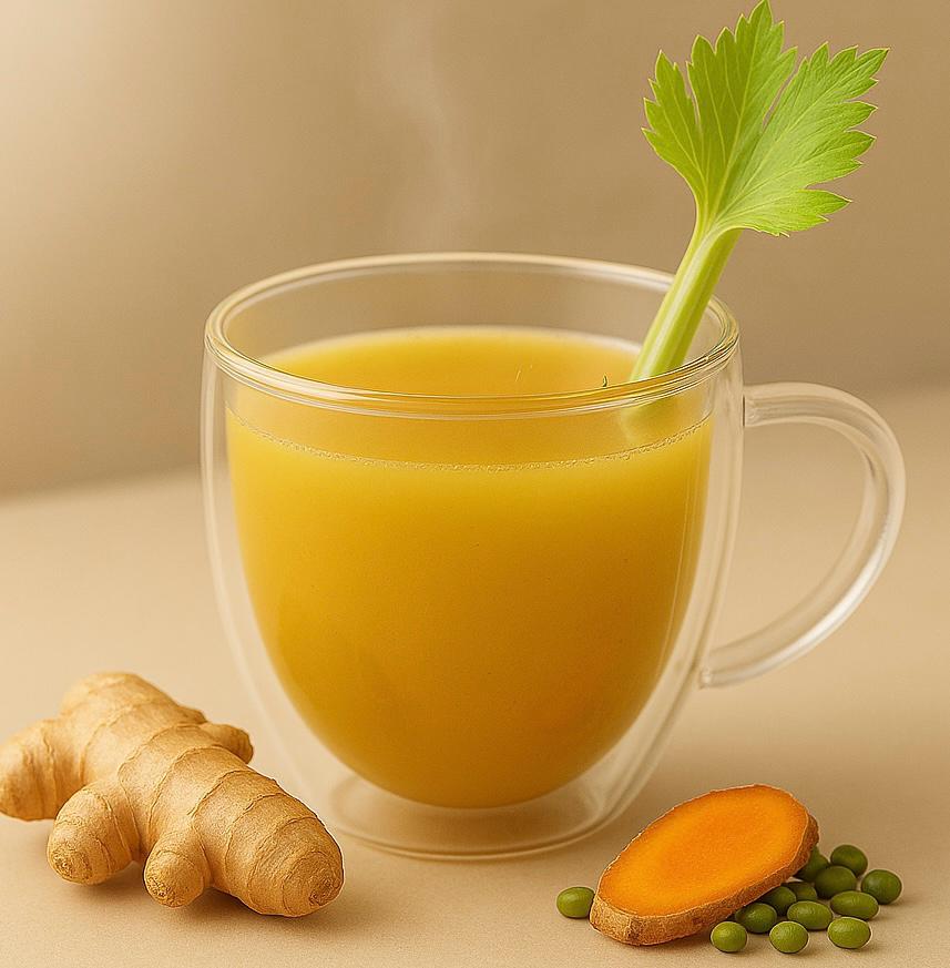 Italian Herbs & Turmeric Golden Mung Broth - Vegan America