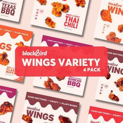 Blackbird Plant-Based Wings Variety Pack