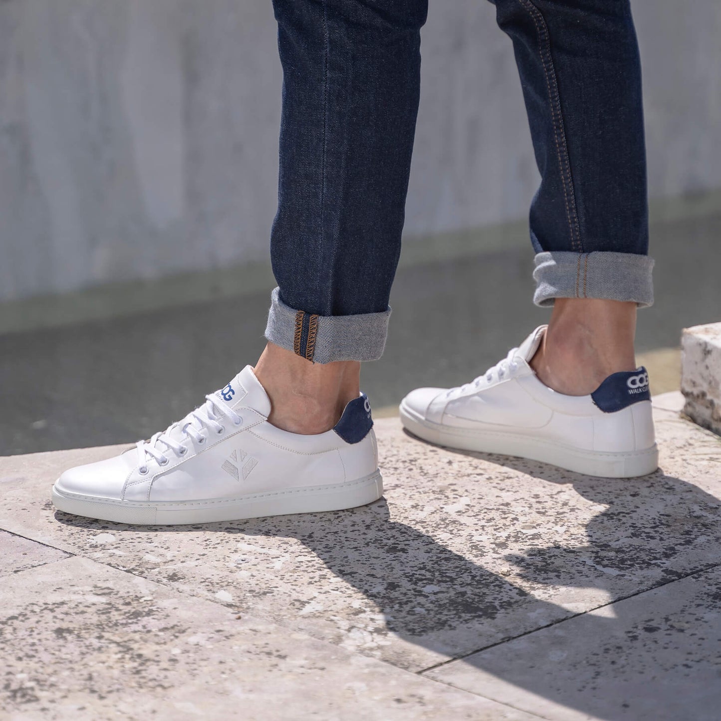 Imperfect - Winton - White / Blue 42 - Vegan America