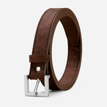 Women_Cork_Belt_Brown_Silver  #color_brown