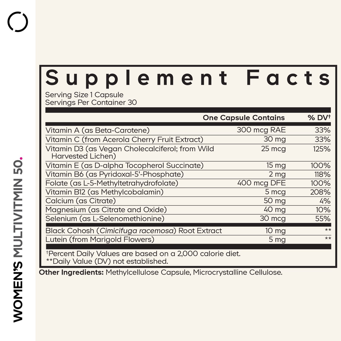 Women’s Daily Multivitamin 50