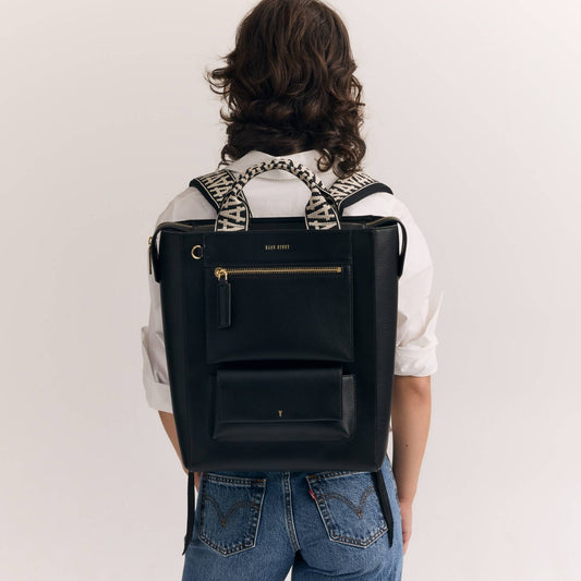 XL Universo Backpack - Noir + Gold