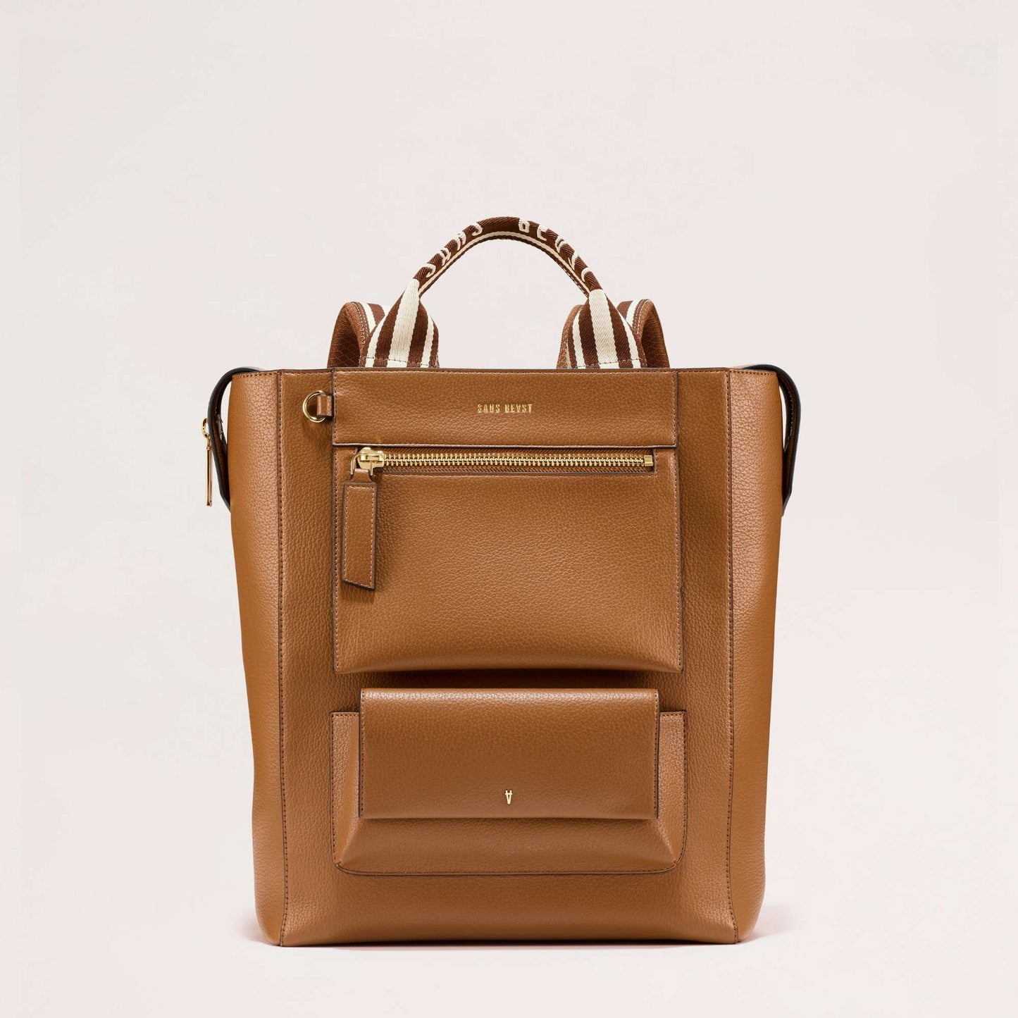 XL Universo Backpack - Cinnamon + Gold