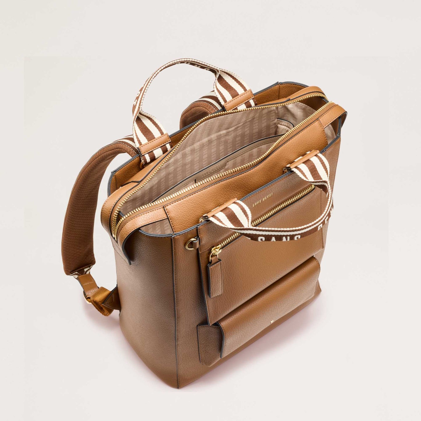 XL Universo Backpack - Cinnamon + Gold