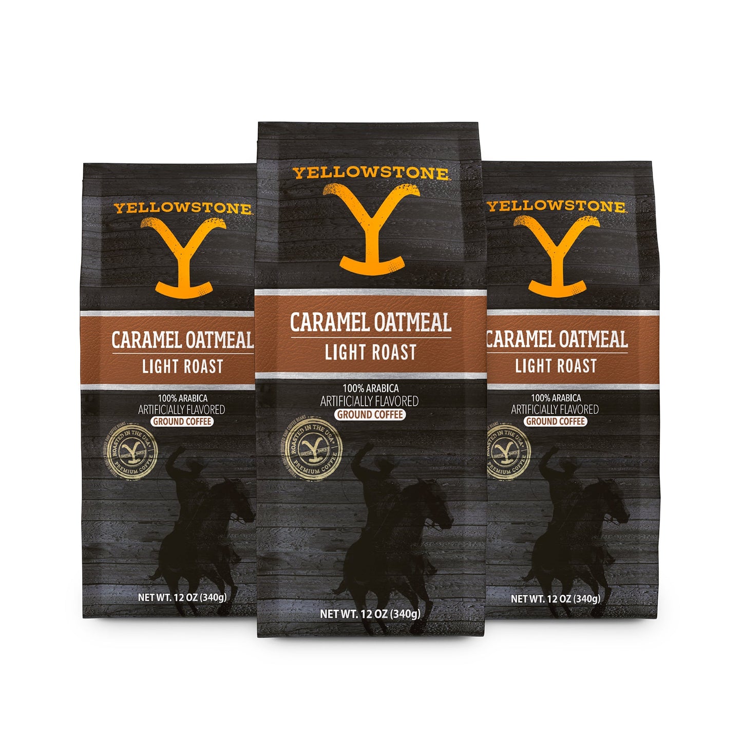Yellowstone 36 oz Caramel Oatmeal Flavored Ground Coffee