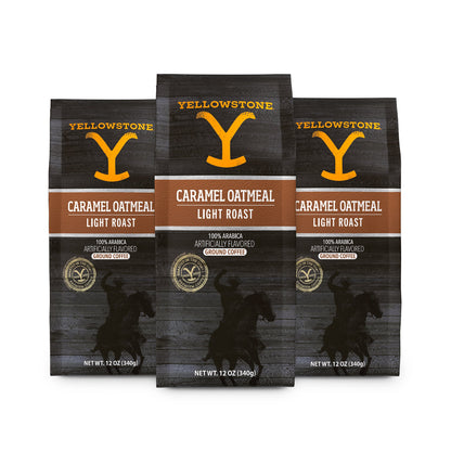 Yellowstone 36 oz Caramel Oatmeal Flavored Ground Coffee