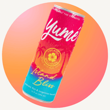 Yumé Island Bliss | 24 Pack | Sparkling Adaptogen Drink | Focus & Calm - Vegan America