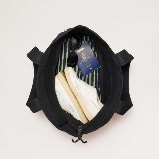 Zippy Overflow Tote - Noir