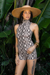 THE ZIPPER ROMPER - SNAKE - Vegan America